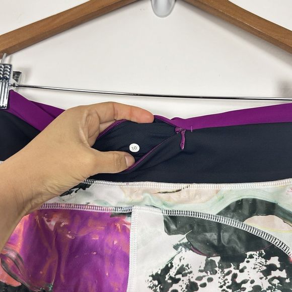 LULULEMON Speed Tight III Full Luxtreme Pigment Wave Regal Women's Legging Sz 10 - Picture 12 of 12